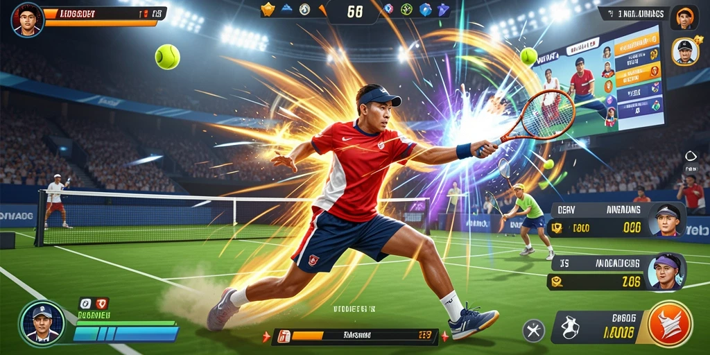 Tampilan antarmuka game yang menarik dan interaktif.