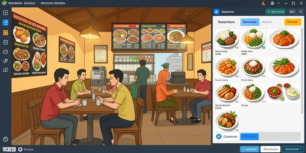 Tampilan antarmuka yang menarik dan mudah digunakan.