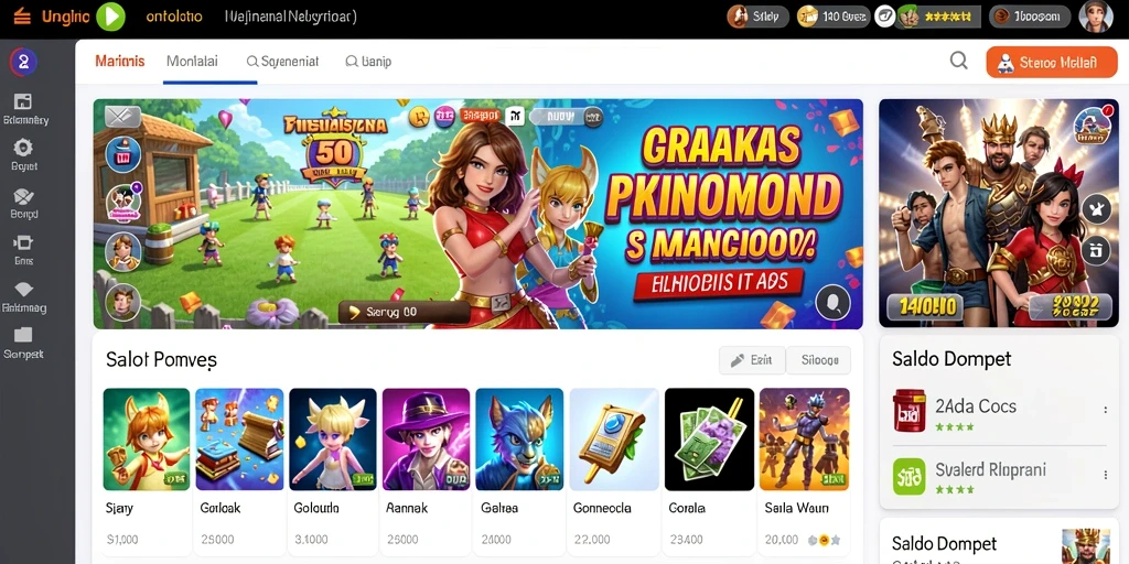 Tampilan antarmuka yang intuitif dan menarik.