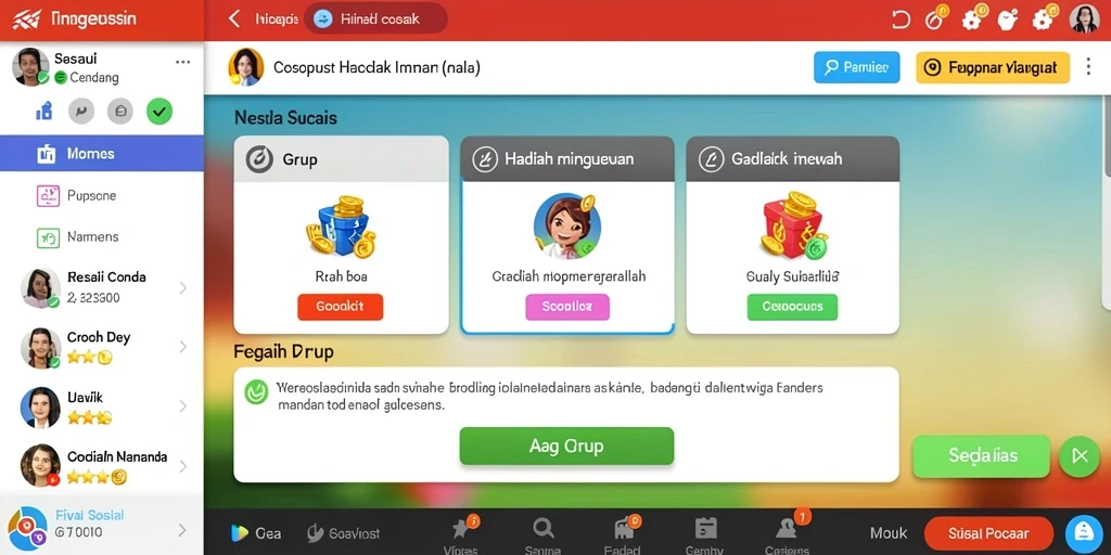 Tampilan awal yang menarik dan intuitif.