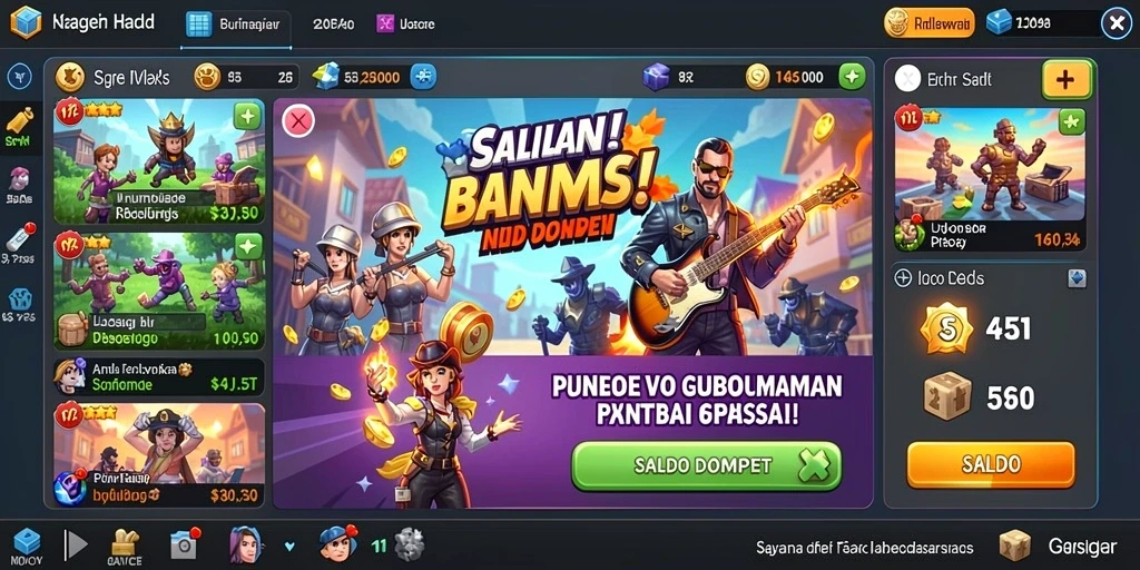 Tampilan halaman utama yang user-friendly.