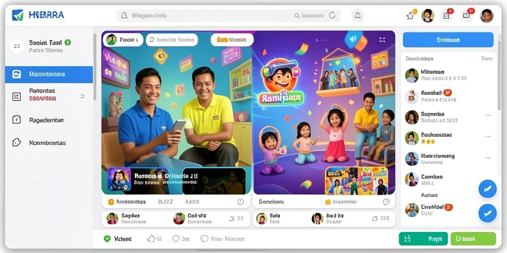 Tampilan antarmuka pengguna yang menarik dan intuitif.